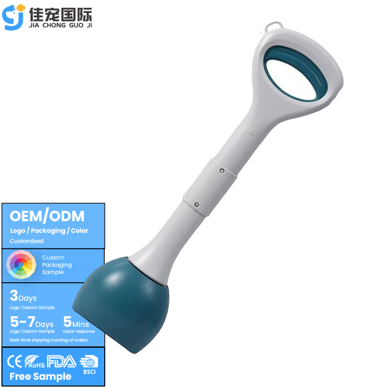 Cuchara para excrementos plegable