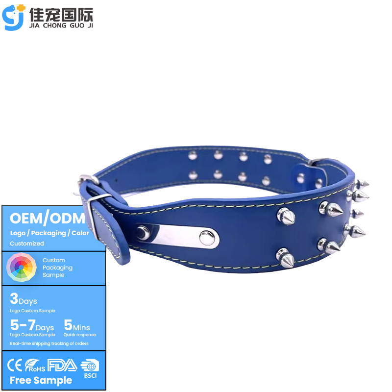 Collar con remache para perros